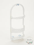 Glacier Bay Over-the-Shower Caddy in Frosted Clear