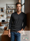 Weatherproof Vintage Mens Soft Touch V-Neck Sweater, Size Medium