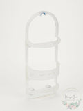 Glacier Bay Over-the-Shower Caddy in Frosted Clear