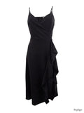 Rachel Rachel Roy Womens Plus Size Ruffled Faux-Wrap Dress, Size 20W
