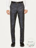 Tallia Orange Mens Slim-Fit Snakeskin-Print Pants, 33x30