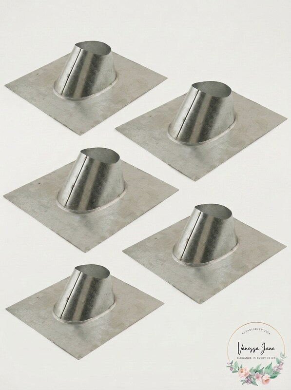 Lot of 5 Amerivent  4Ef Roof  Vent Flashing, 4inches