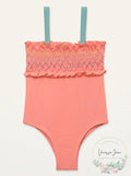 Penelope Mack Baby Girls Smocked One-Piece Swimsuit, Size 18Months