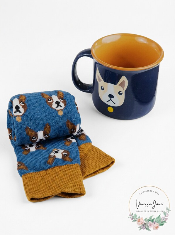 Totes Mens Mug & Socks Gift Set - Bulldog