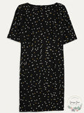 Alfani Printed Sheath Dress Color Pop Dot, Size 14