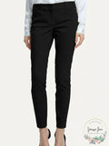 SATINATO Womens Straight Pants Stretch Slim Skinny Trousers,Size 0