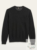 Dickies Mens Big and Tall Crew Pullover with Patch Pocket,Size 2XB Black
