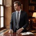 Tasso Elba Mens Classic Herringbone Tie