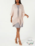 Cejon Womens Metallic Pointelle-border Evening Wrap Ivory/gold One Size
