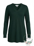 Charter Club V-Neck Sweater, Size Small