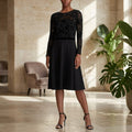 Lauren Ralph Lauren Lace-Bodice Dress, Size 16P