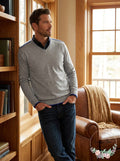 Alfani Mens V Neck Knit Sweater