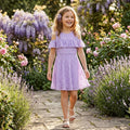 Epic Threads Toddler Girls Floral Lace Dress, Purple, Size 3T