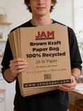 Jam Paper Matte 28lb Paper – 8.5 x 11 Letter – Brown Kraft – 50 Sheets/Pack