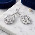 I.n.c. Silver-Tone Crystal Drop Earrings
