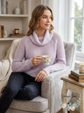 Planet Gold Juniors Cowl-Neck Sweater, Size Small