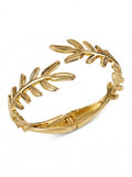 Charter Club Gold-Tone Leaf Cuff Bracelet