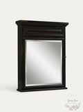 Sunny Wood BH2635m Barton Hill 26in Single Door Medicine Cabinet – Black