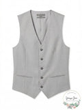 Perry Ellis Mens Texture Vest Brushed Nickel, Size XS
