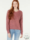 OhMG! Juniors Ribbon-Back Pullover Sweater, Size Medium