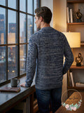 American Rag Mens Sweater Cardigan Textured Knit, Size Medium