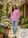 Nic+Zoe Vital Striped Top Sweater Pullover, Size XL