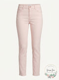Calvin Klein Womens Denim Mid-Rise Straight Leg Jeans