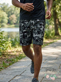 Champion Mens Standard-Fit Stretch Camouflage 9in Sport Shorts, Size Small