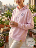 Kerri Rosenthal Mr. Smiley Embroidered Boyfriend Hoodie, Size Small