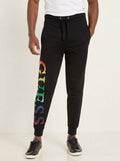 Guess Mens Arthur Ombre Rainbow Logo Joggers, Size XXL