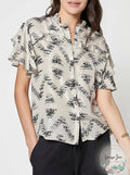 Joie Sidera B Silk Top, Size Small