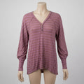 American Rag Juniors Tie-Dye Plaid Button- Wild Ginger Combo, Size Medium