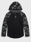 Epic Threads Little Boys Print Thermal Hoodie, Size Medium