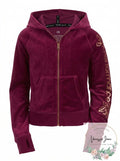 Calvin Klein Big Girls Velour Performance Hoodie, Size XL/16