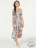 Rare Editions Big Girls Floral Maxi Dress, Size 10