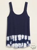 Layla Women's Printed Tank Pajama Top, Size Medium