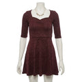 Be Bop Women's Juniors Glitter Cinch Front Party Dress, Size Small
