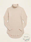 Jm Collection Petite Turtleneck Top, Pointe Pink Size XL