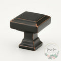 Emtek 86296 American Designer 1-5/8 Inch Square Cabinet Knob