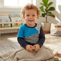First Impressions Boys Velour Colorblocked Sweatshirt, 18Mo