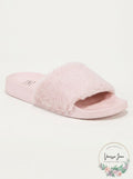International Concepts Faux-Fur Slide Slippers,Size XL