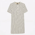 Theory Womens Trapeze Stripe Mini Dress, Size Medium