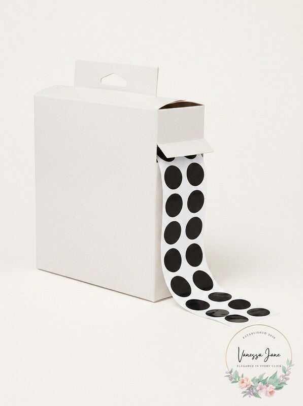 TAPE LOGIC Combo Pack, Dots, 3/4, Black, PK200