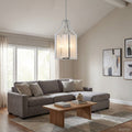 Minka Lavery Clarte 3 Light Pendant, Chrome