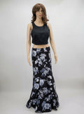 Sequin Hearts Juniors 2-Pc. Satin and Floral-Print Gown Size 11