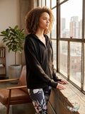 Ideology Zip Long Sleeve Hoodie, Size XS