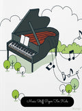 Music Staff Paper for Kids: Piano Large, Empty Staff, Manuscript Sheets Notation