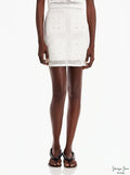 Aqua Crochet Mini Skirt, Size XS