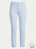 Calvin Klein Womens Denim Mid-Rise Straight Leg Jeans