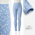Aqua Womens High Rise Knit Leggings, Blue, Size Large